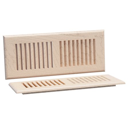 DESIGNS OF DISTINCTION Medium Self Rimming Floor Vent - Hard Maple 01994012HM1